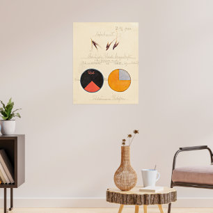 Póster Oats, 1920 por Hilma af Klint