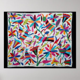 Póster Oaxaca México Boho étnico hispánico maya mexicano