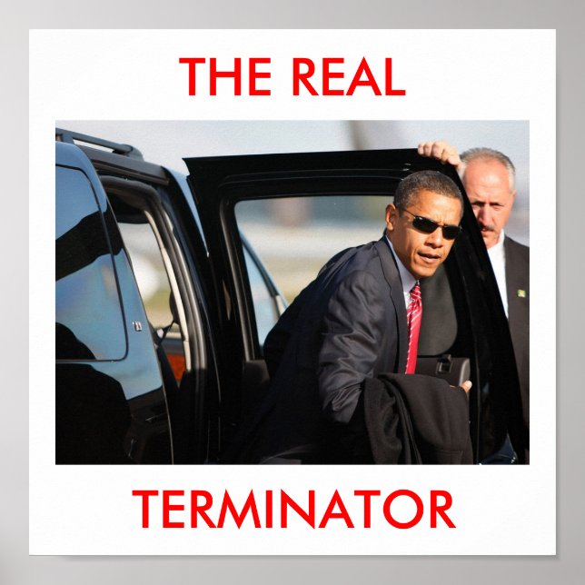 Póster obama20_16857033, EL REAL, TERMINADOR (Frente)