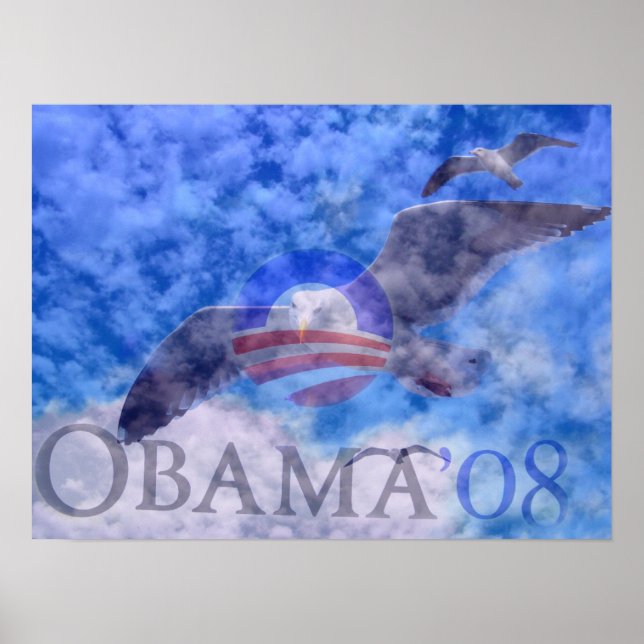 Póster OBAMA '08, llevándolo a otro nivel_ Poster (Frente)