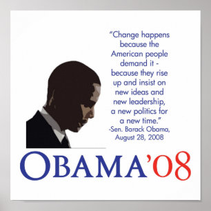 Póster Obama 08 Poster