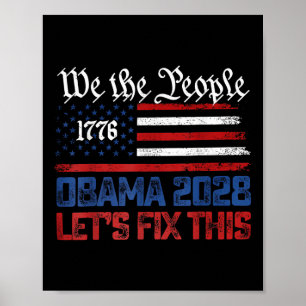 Póster Obama 2028 Arreglemos Esto A Nosotros, El Pueblo V