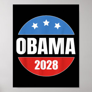 Póster Obama 2028 Retro Vintage