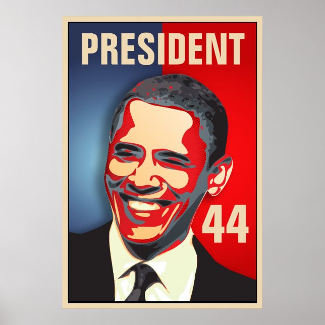 Póster Obama - 44ª investidura del presidente (Frente)