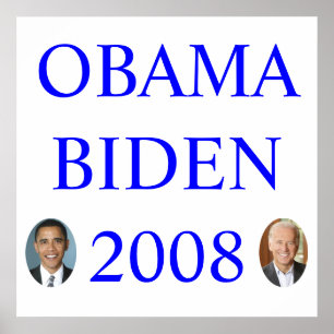 PÓSTER OBAMA BIDEN 2008