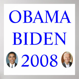 PÓSTER OBAMA BIDEN 2008
