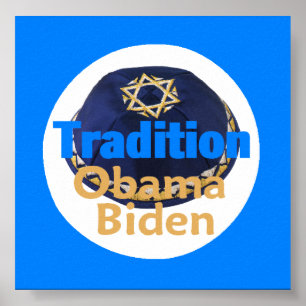 Póster Obama Biden YARMULKE Poster