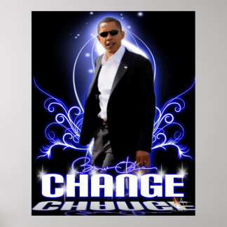 PÓSTER OBAMA CHANGE