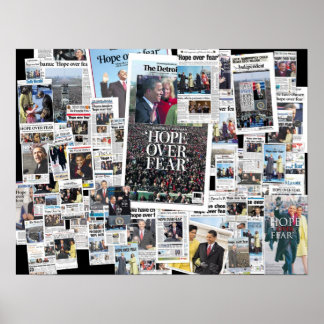 Póster Obama: Esperanza por miedo poster