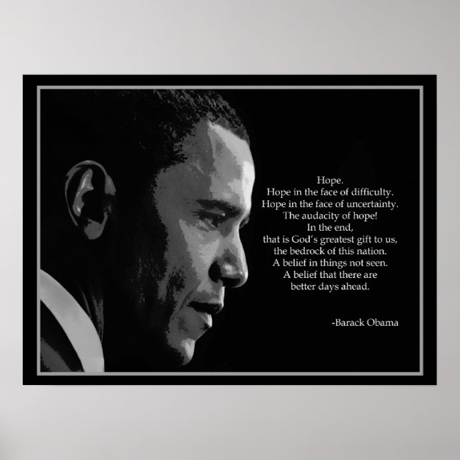 Póster Obama-Esperanza-Poster (Frente)