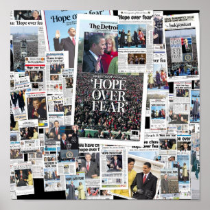 Póster Obama: Esperanza sobre miedo