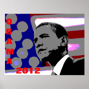 Póster Obama para el presidente