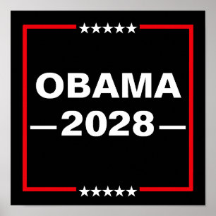 Póster Obama para el presidente 2028