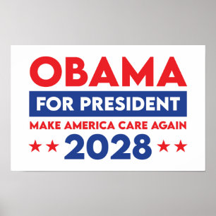 Póster Obama Para El Presidente 2028 Hará Que Estados Uni