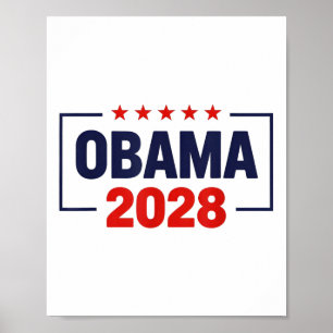 Póster Obama Para El Presidente 2028 Obama 2028