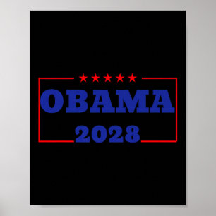Póster Obama para el presidente 2028 Obama 2028 48ª Prima