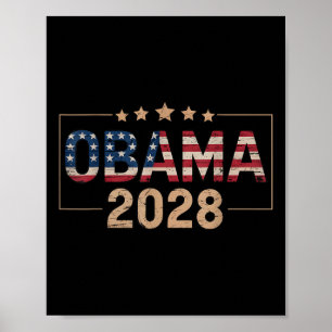Póster Obama Para El Presidente 2028 Obama 2028 Vintage A