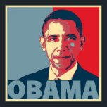 PÓSTER OBAMA POP ART POSTER<br><div class="desc">Retrato de Barack Obama como presidente electo con un efecto poster de estilo pop con su nombre en negrita bajo su retrato. Barack Hussein Obama II es un político norteamericano que ejerció como el 44° presidente de Estados Unidos entre 2009 y 2017.</div>
