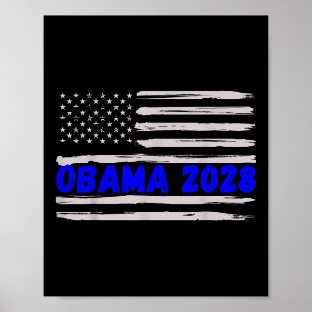 Póster Obama Por El Presidente 2028 (Frente)