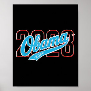Póster Obama por el presidente 2028 Obama 2028 Patriótico