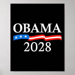 Póster Obama Por La Bandera Del Presidente 2028 Obama 202