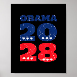 Póster Obama Presidente 2028 Voto Retro Barak Obama 20