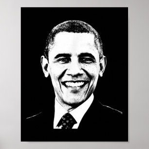 Póster Obama Primer Presidente Negro El 4 De Julio De Bla
