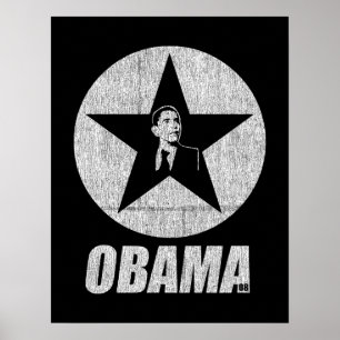Póster Obama Star Poster