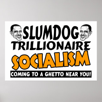 Póster Obama: Trillionario de Slumdog