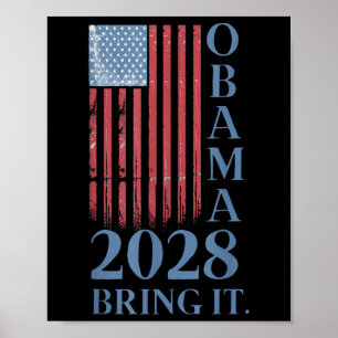 Póster Obama Viñeta Retro Patriótico Protesta Política 20