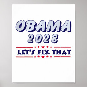 Póster Obama Viñeta Retro Patriótico Protesta Política 20
