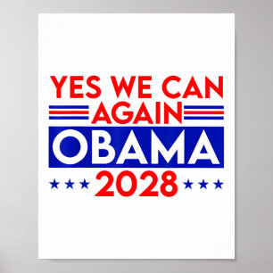 Póster Obama Viñeta Retro Patriótico Protesta Política 20