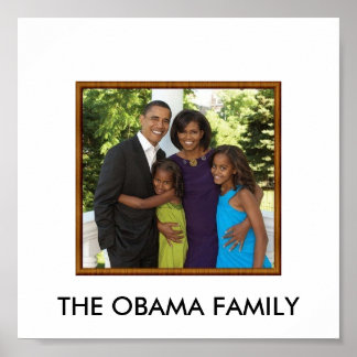 Póster obamafamily, THE OBAMA FAMILY