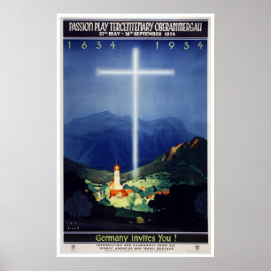 Póster Oberammergau Bavaria, Alemania
