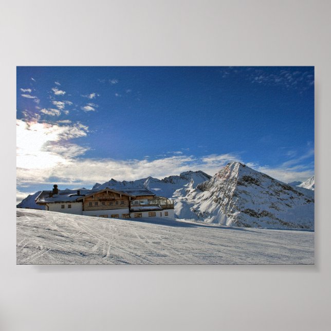Póster Obergurgl Hochgurgl Tirol Alpes austríacos Austria (Frente)