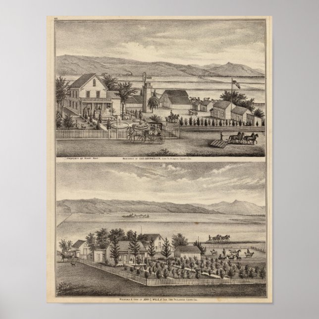 Póster Obermuller, residencias Wille (Frente)