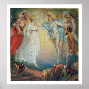 Póster Oberon y Titania del 'El sueño de una noche de