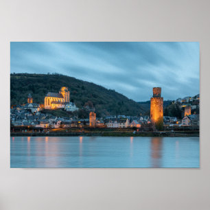 Póster Oberwesel am Rhein, Alemania