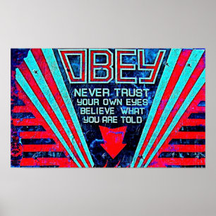 Póster Obey! Poster