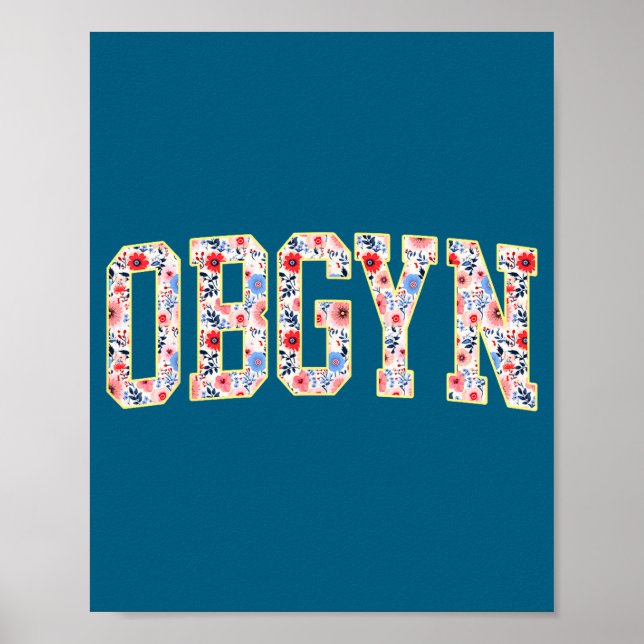 Póster Obgyn - Enfermera de Parto y Laboratorio Squad Rn  (Frente)