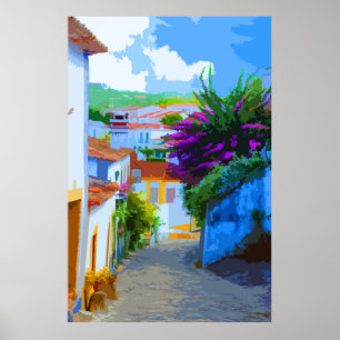 PÓSTER OBIDOS- LA JOYA DE PORTUGAL