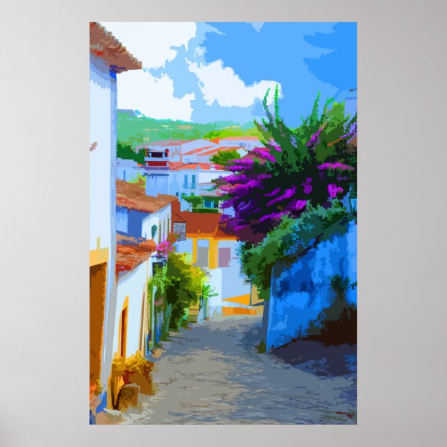 PÓSTER OBIDOS - LA JOYA DE PORTUGAL (Frente)