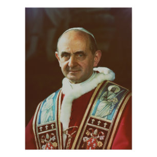 Póster Obispo de Roma