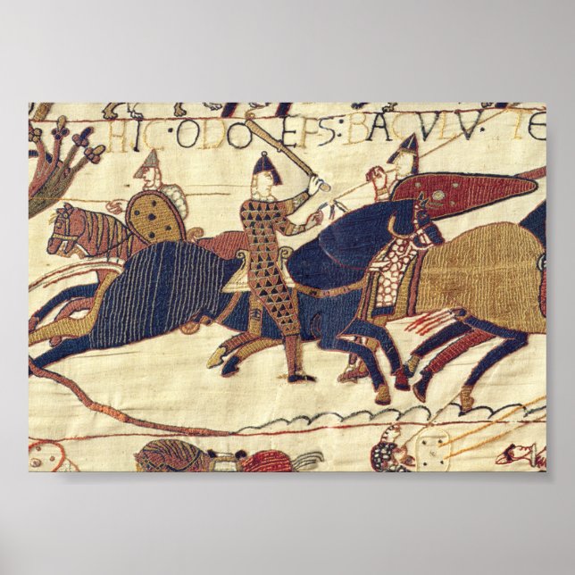 Póster Obispo rallando en el ejército de Duke William (Frente)