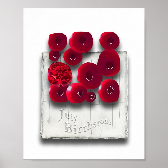 Póster objet_4_vary en el poster de ruby matte (Frente)