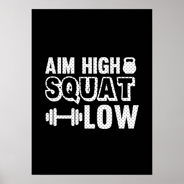 Póster Objetivo Alto Lugar Bajo - Motivación De La Formac (Frente)