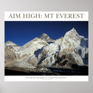 Póster Objetivo Alto: Mt Everest