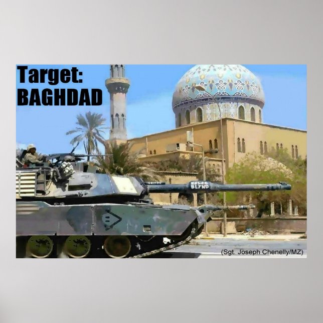 Póster Objetivo: Bagdad (Frente)