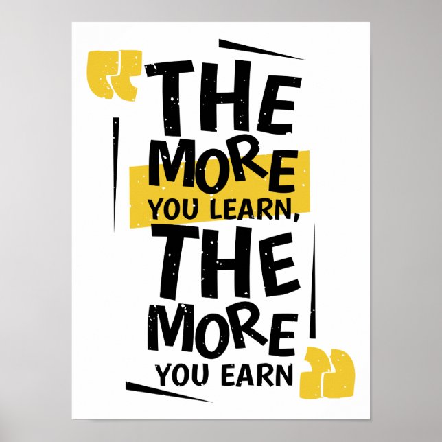 Póster Objetivos de éxito empresarial sueñan motivación (Frente)