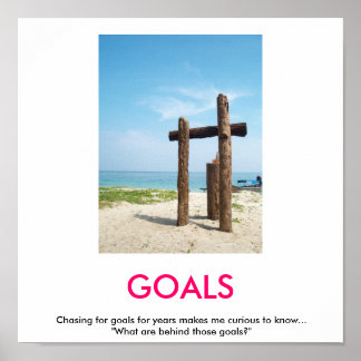 Póster OBJETIVOS poster desmotivacional